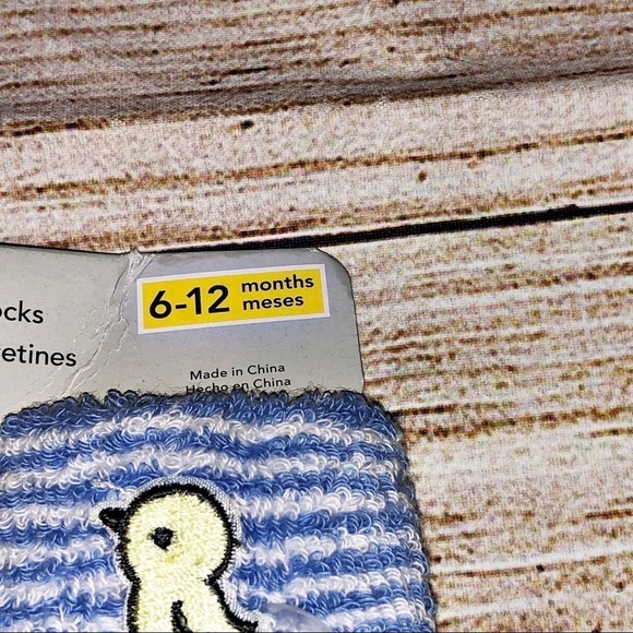 NWT Carter’s “My First Easter” No Slip Socks Size 6-12 Months - Picture 3 of 5